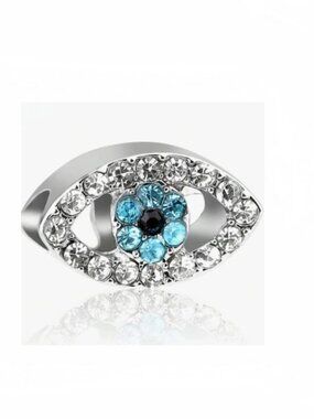 2 FOR 10$ Blue Eye Charm For Pandora Type Bracelet or Chin
